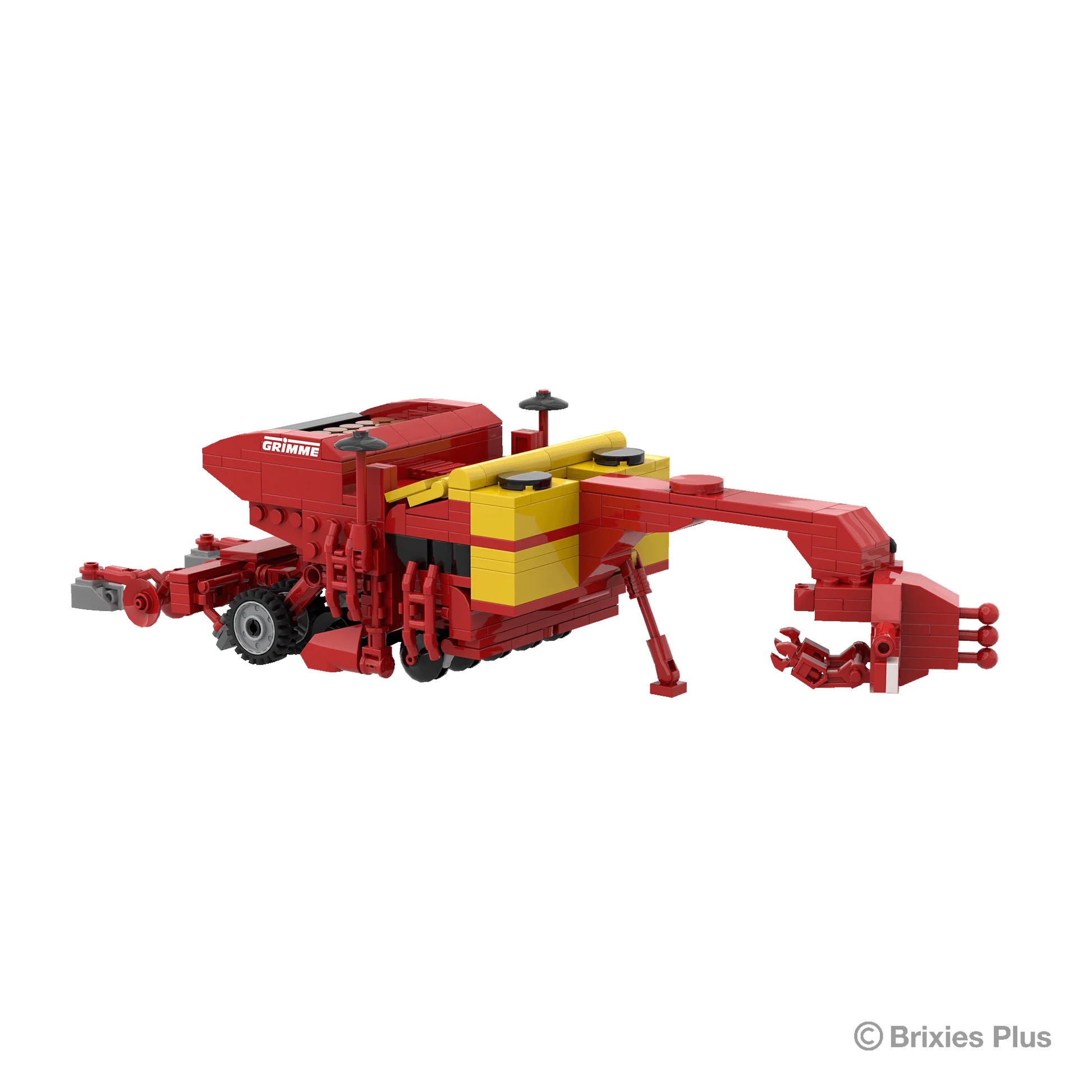 BRIXIES Plus Grimme Legemaschine Prios 440 Modell von Brixies Plus 1:32