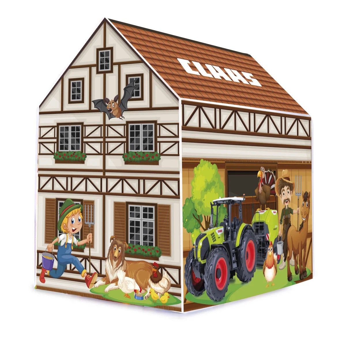 Claas Spielhaus Bauernhof 95 X 95 x 65 cm 