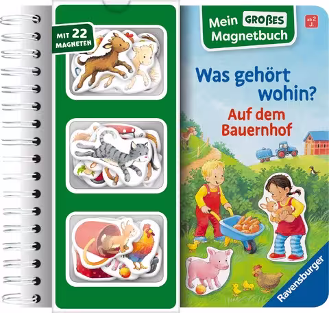Mein großes Magnetbuch Was gehört wohin? Auf dem Bauernhof eilbote-onlineshop - Agrarfox