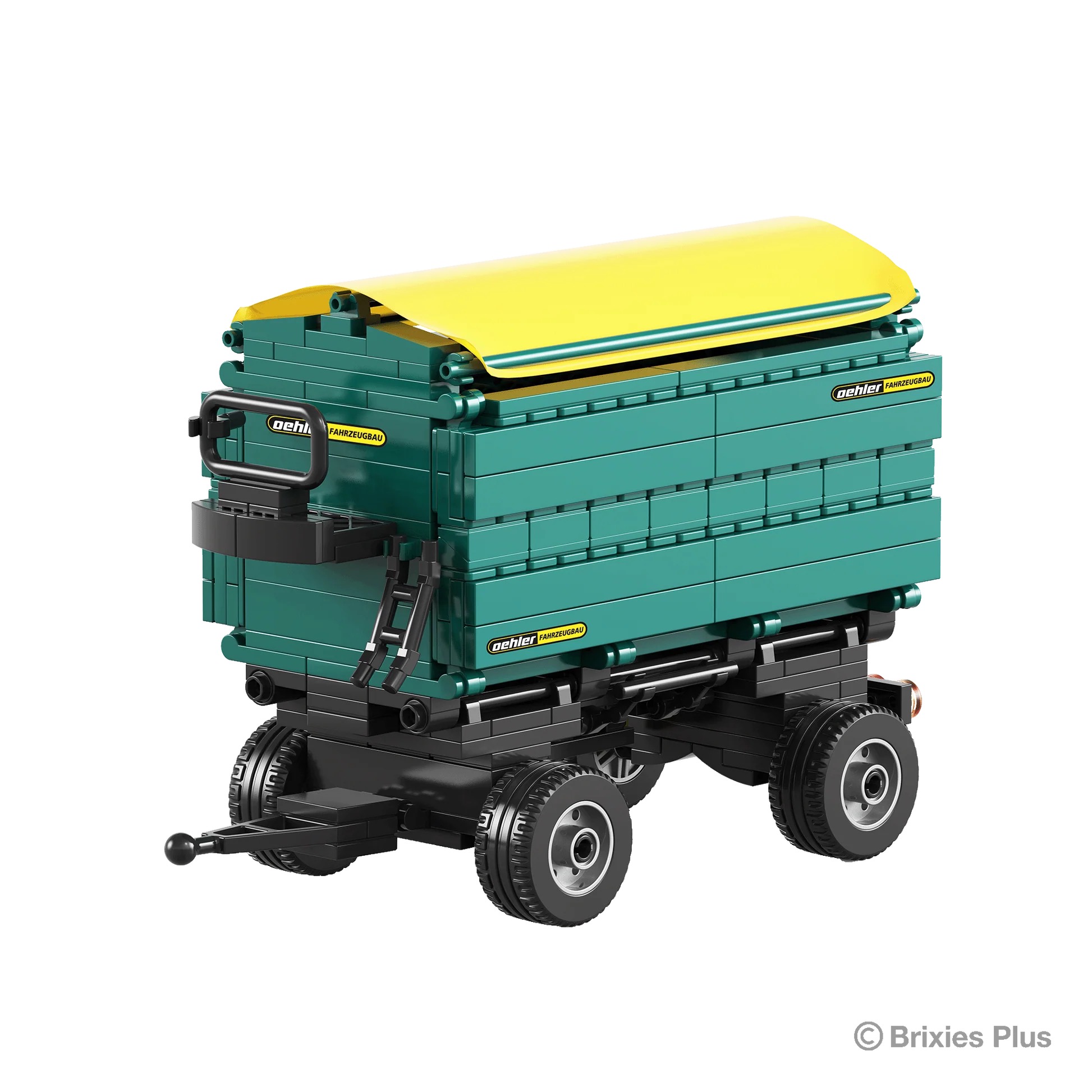Oehler Anhänger ZDK 160 BRIXIES Plus Klemmbausteine Modell von Brixies Plus 1:32