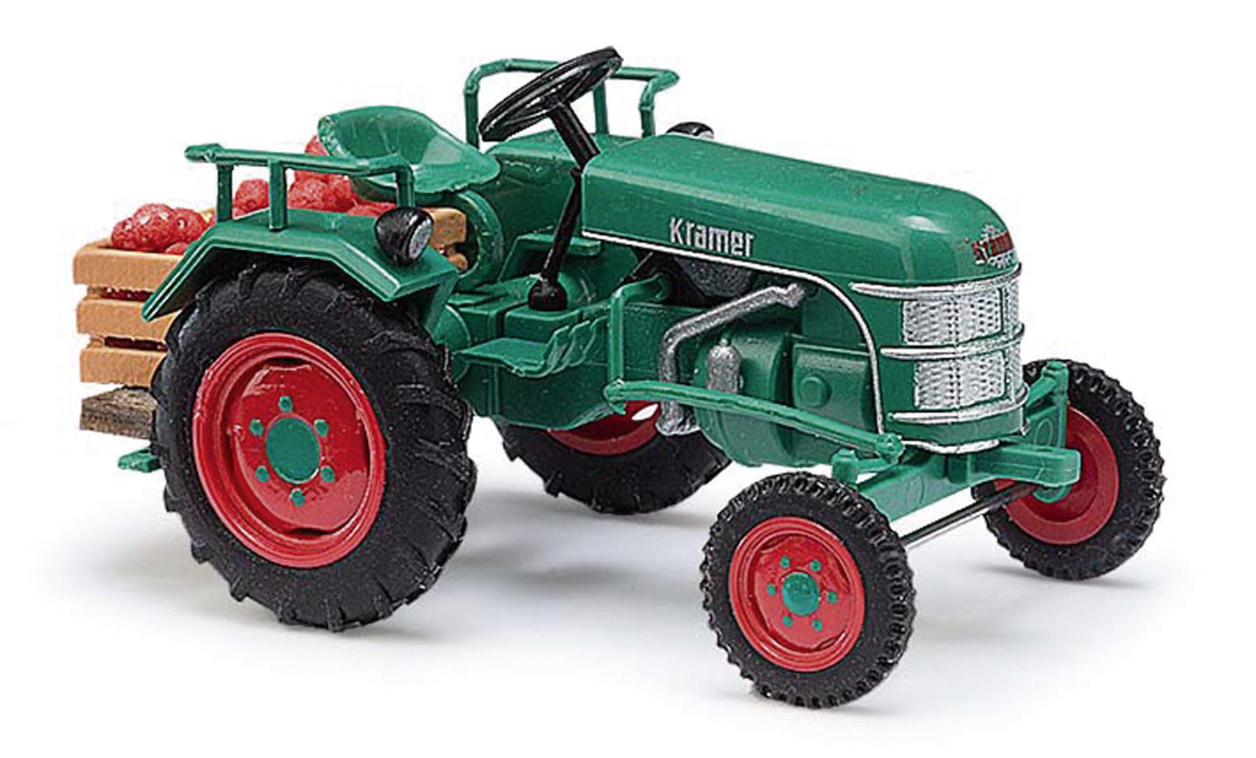 Kramer KL 11 Traktor mit Apfelkisten Modell von Busch 1:87