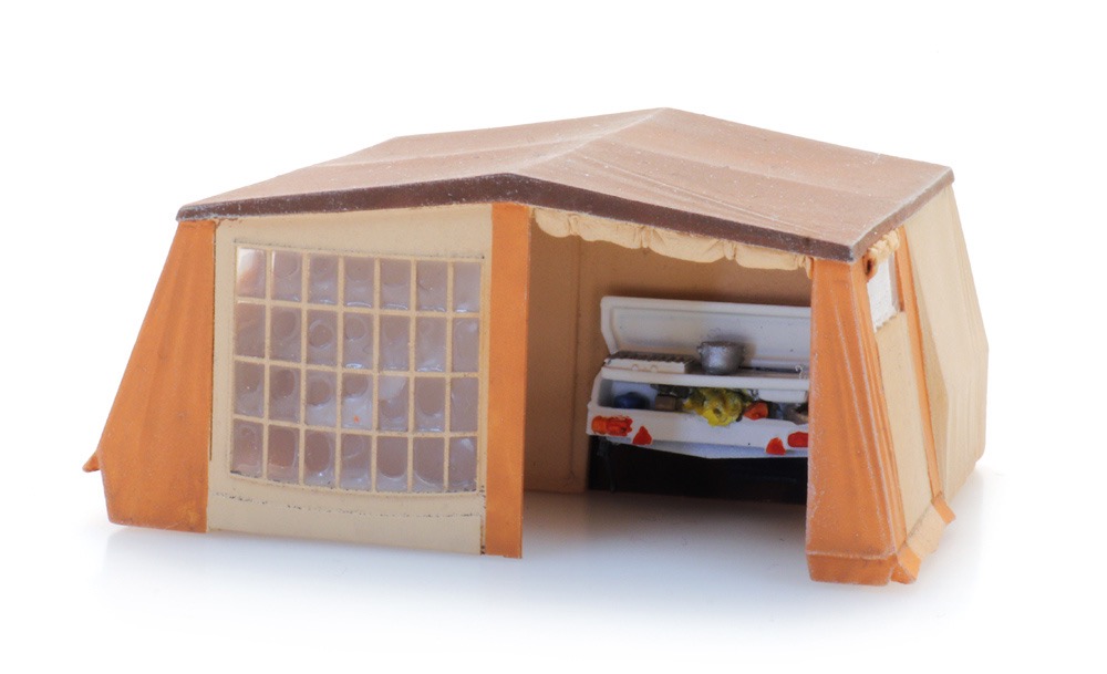 Alpenkreuzer Zelt Modell von Artitec 1:87