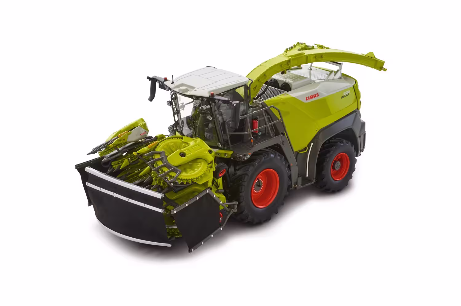 MA76828-1 Artikelname: Claas Jaguar 1200 + Orbis 10500 Nordamerika Edition Originalhersteller: Claas von MarGe Models im Maßstab: 1:32 Hersteller-Nr: 0002674730