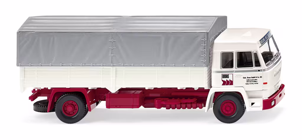 Büssing BS 16 L Bruns Pritschen-Lkw-1