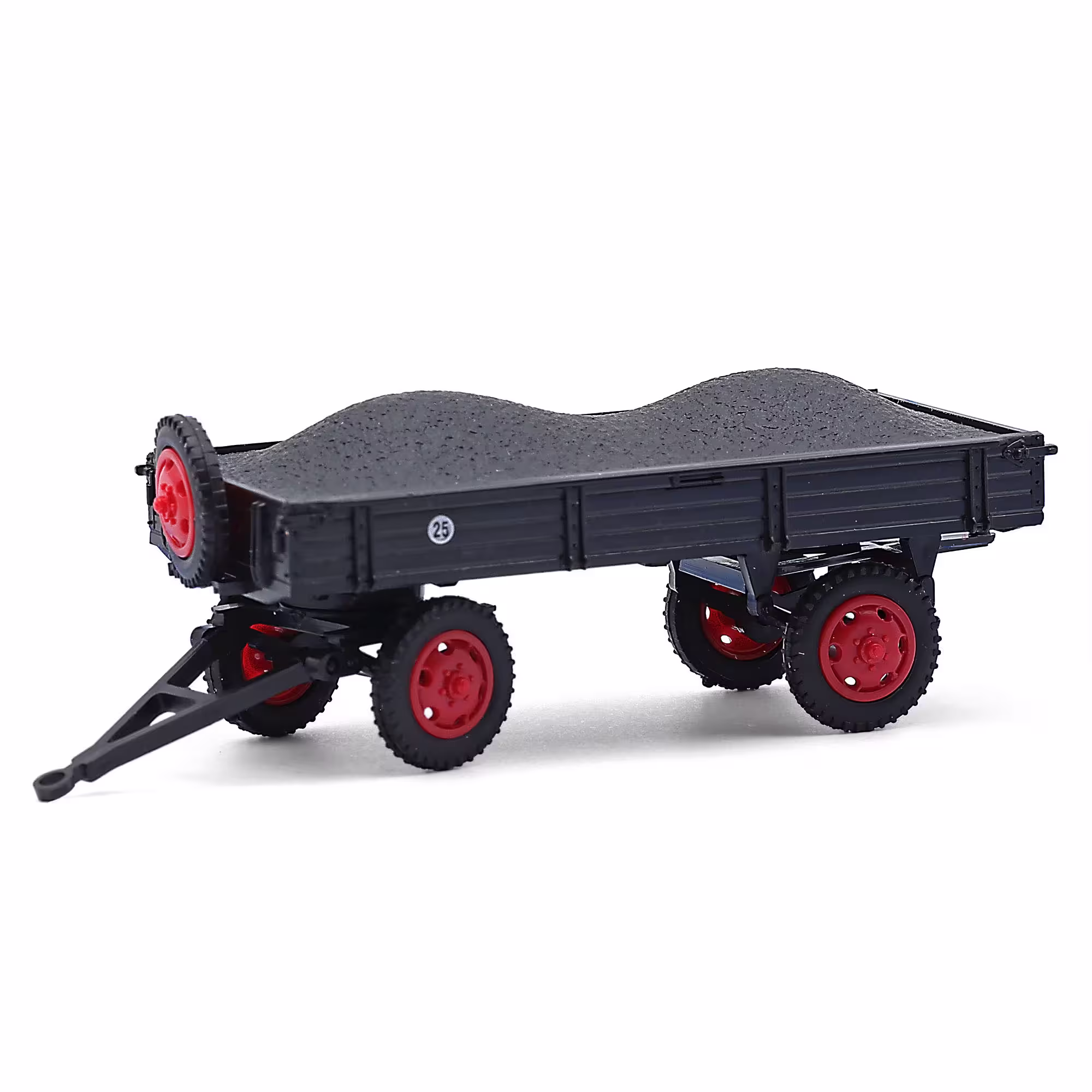 MA76408-1 Artikelname: Anhänger T4 mit Kohleladung, Schwarz Originalhersteller:  Modelltyp: T4 von Mehlhose im Maßstab: 1:87 Hersteller-Nr: 210010211