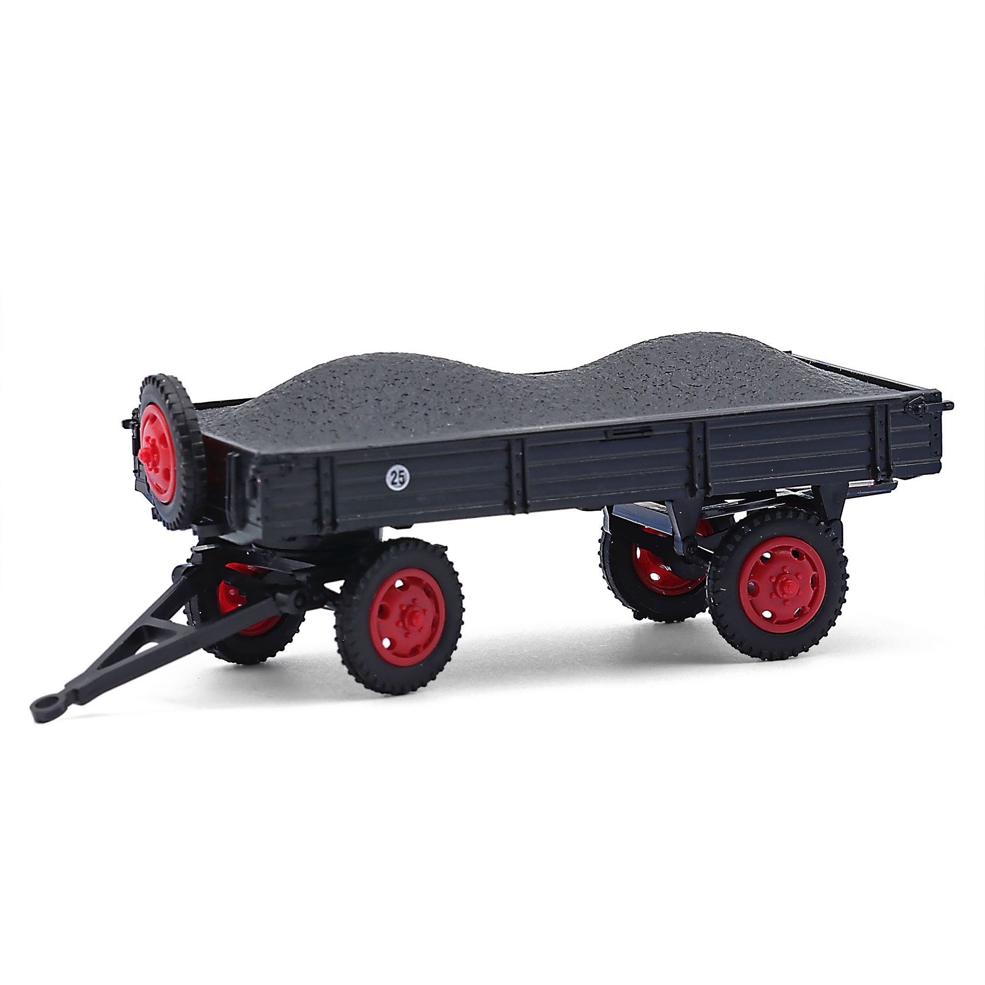 MA76408-1 Artikelname: Anhänger T4 mit Kohleladung, Schwarz Originalhersteller:  Modelltyp: T4 von Mehlhose im Maßstab: 1:87 Hersteller-Nr: 210010211