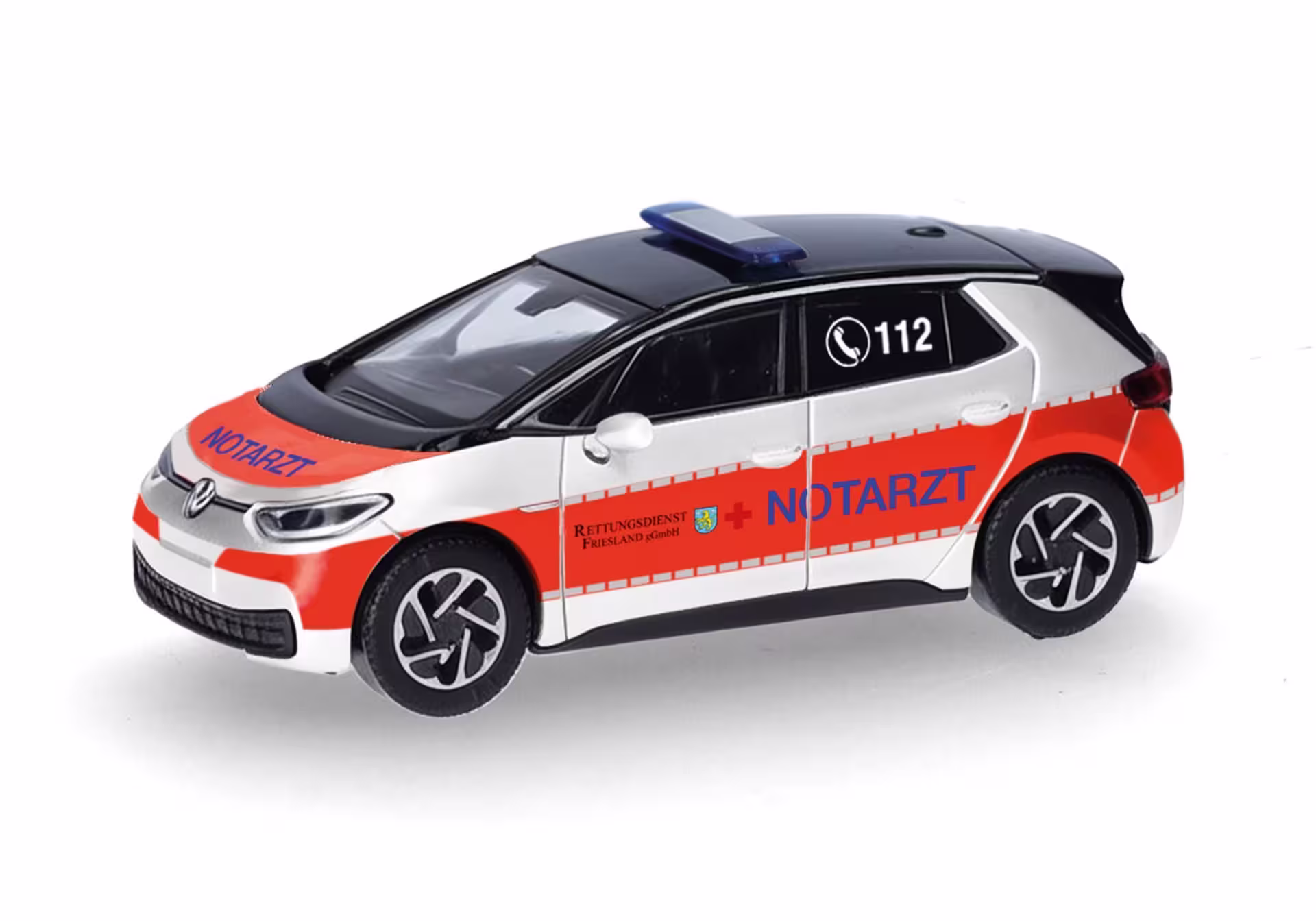 VW ID.3 Notarzt  Friesland  Modell von Herpa 1:87 eilbote-onlineshop - Agrarfox
