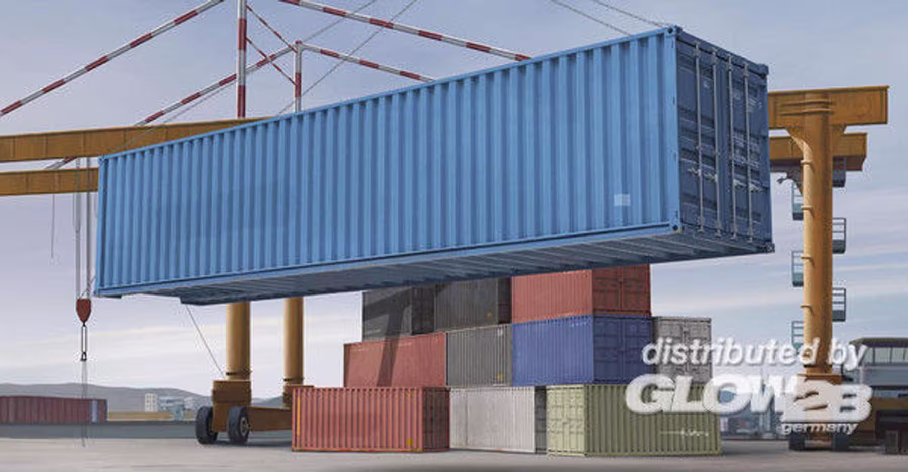 Container 40ft als Bausatz Modell von Trumpeter 1:35 eilbote-onlineshop - Agrarfox