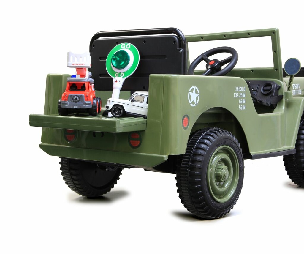 Jeep Willys MB Army 12V Ride-on