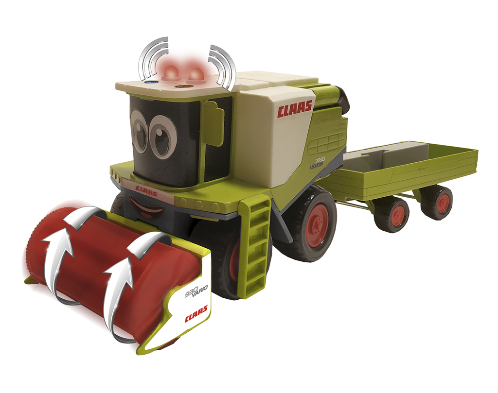 Claas Kids Lexion 780 Mähdrescher und Schneidewerkanhänger-1