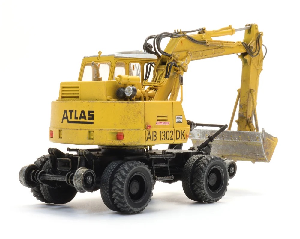 Atlas 1302 DKZW Zweiwegebagger Modell von Artitec 1:87
