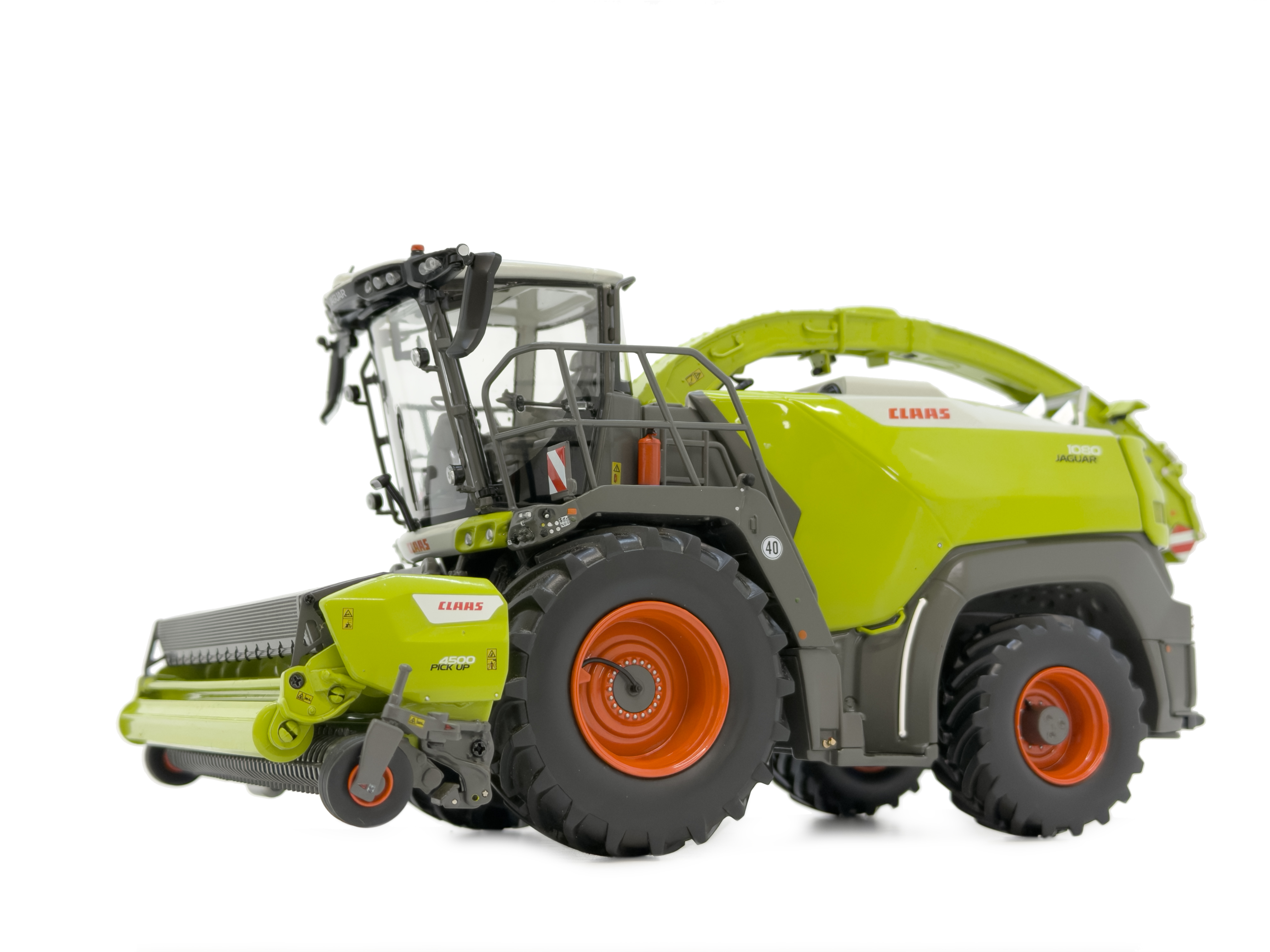 Claas Jaguar 1080 mit Pick Up 4500 Modell von MarGe Models 1:32