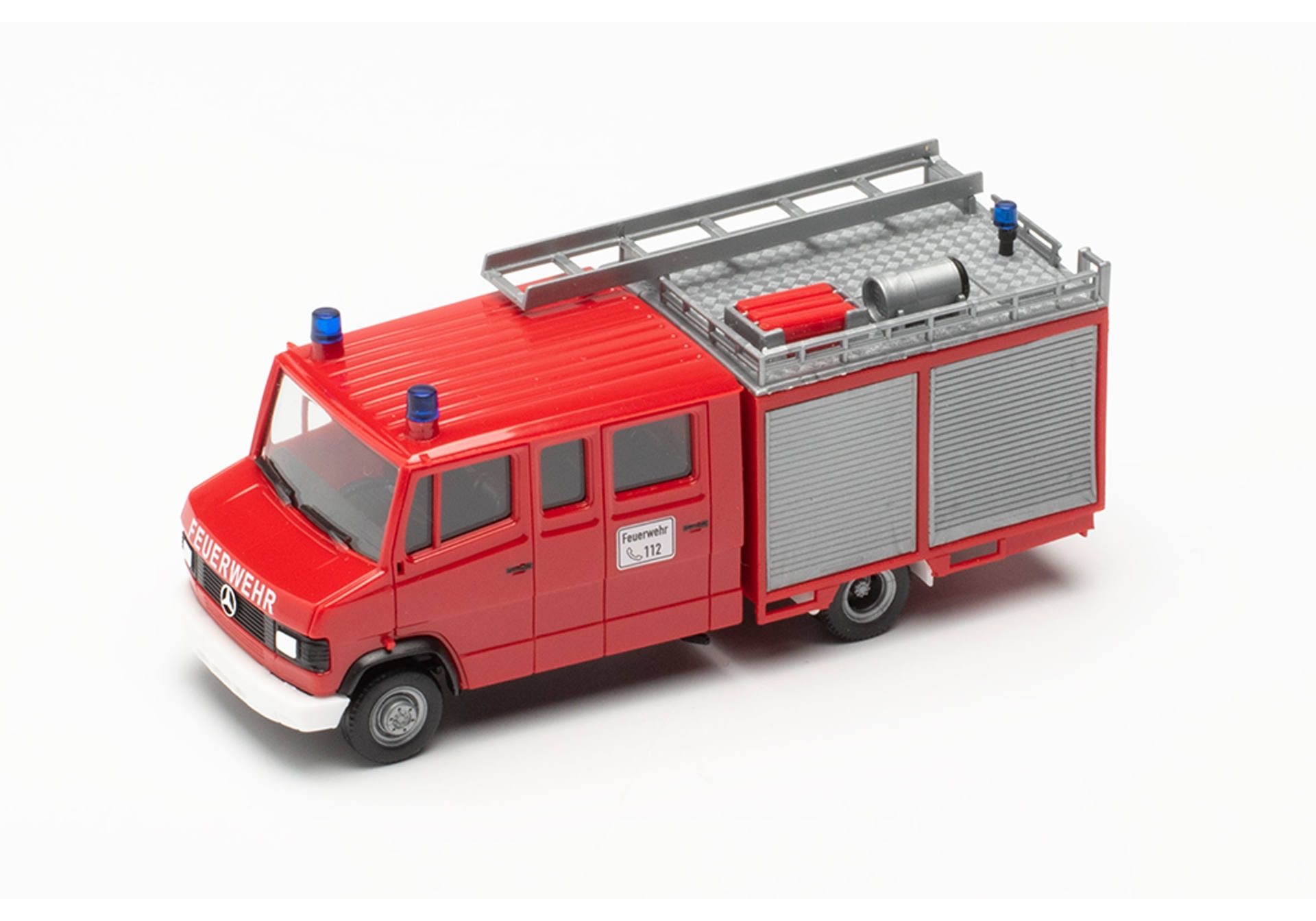 Mercedes-Benz T2 Feuerwehr  Modell von herpa 1:87