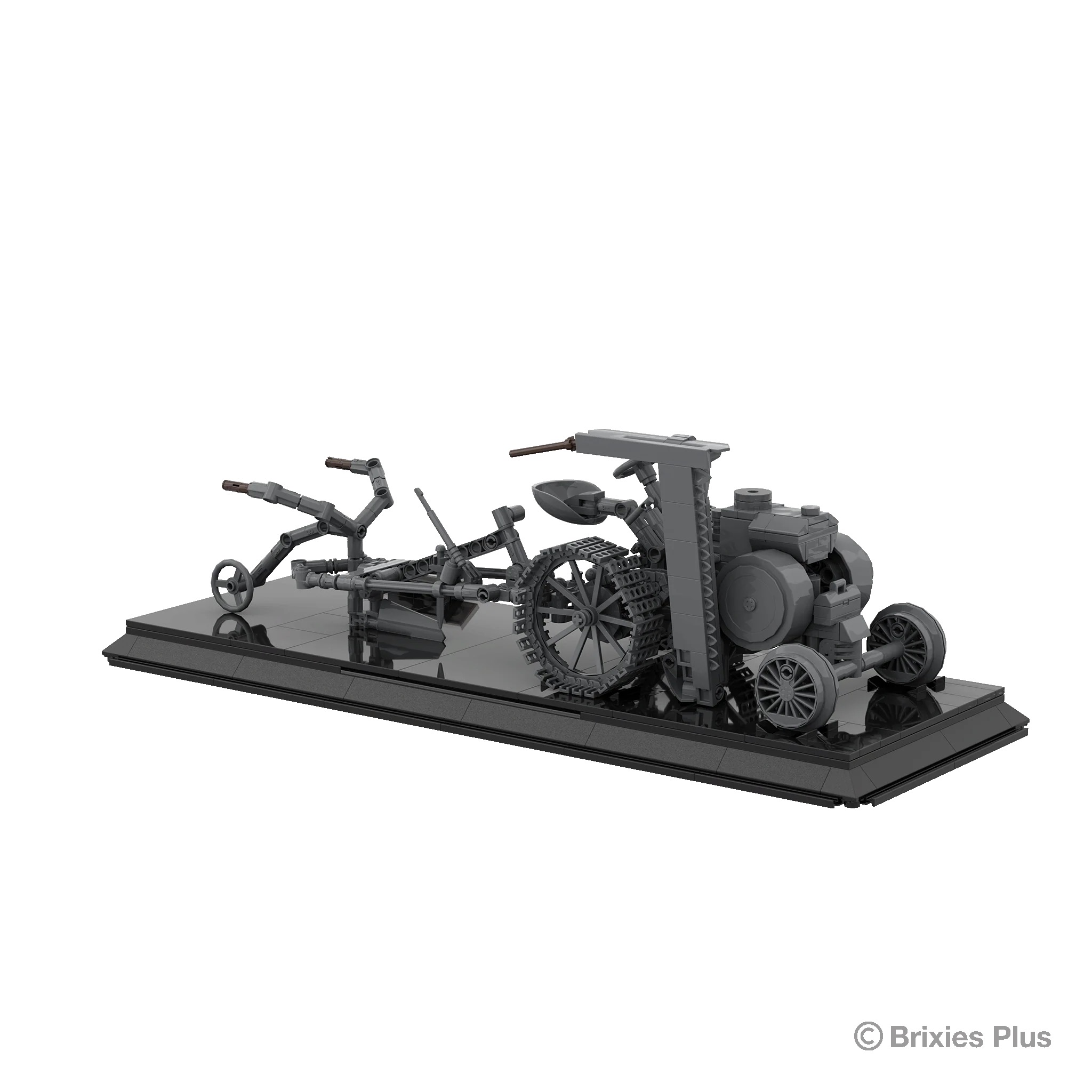BRIXIES Plus Fendt Dieselross 1930 Limited Edition (grau) Modell von Brixies Plus 1:32