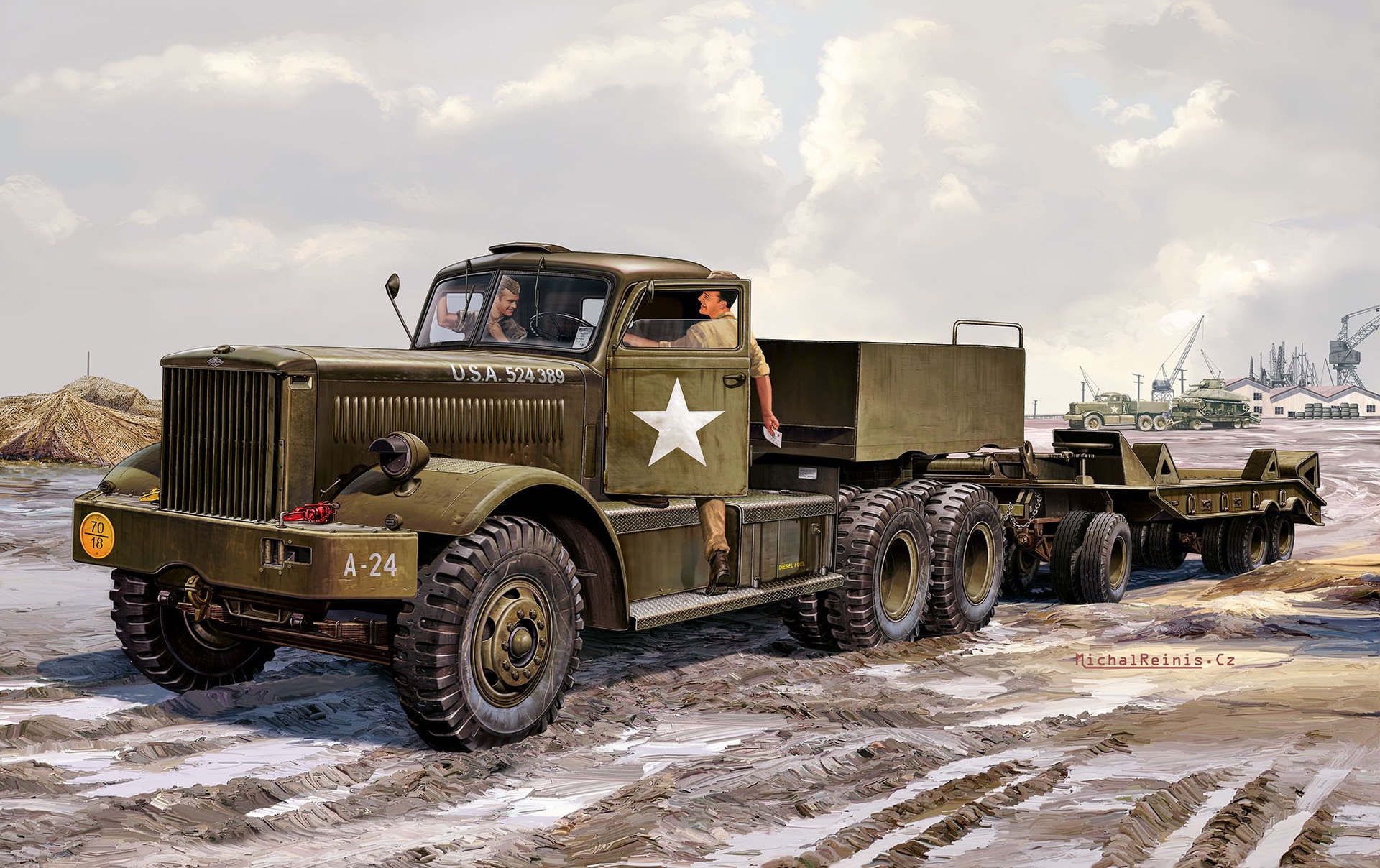 M19 Panzer-Transporter (Bausatz) Modell von Revell 1:72