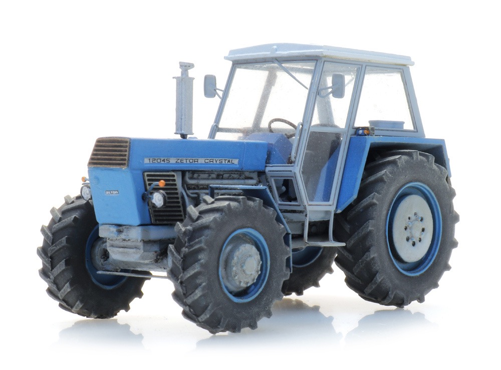 Zetor 12045 Traktor blau Modell von