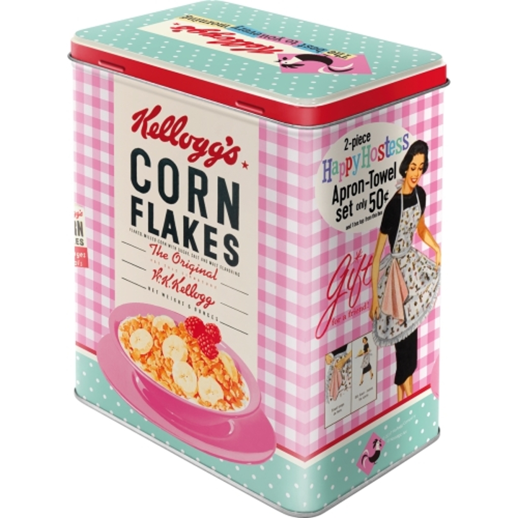 Vorratsdose L Kellogg´s Happy Hostess Corn Flakes