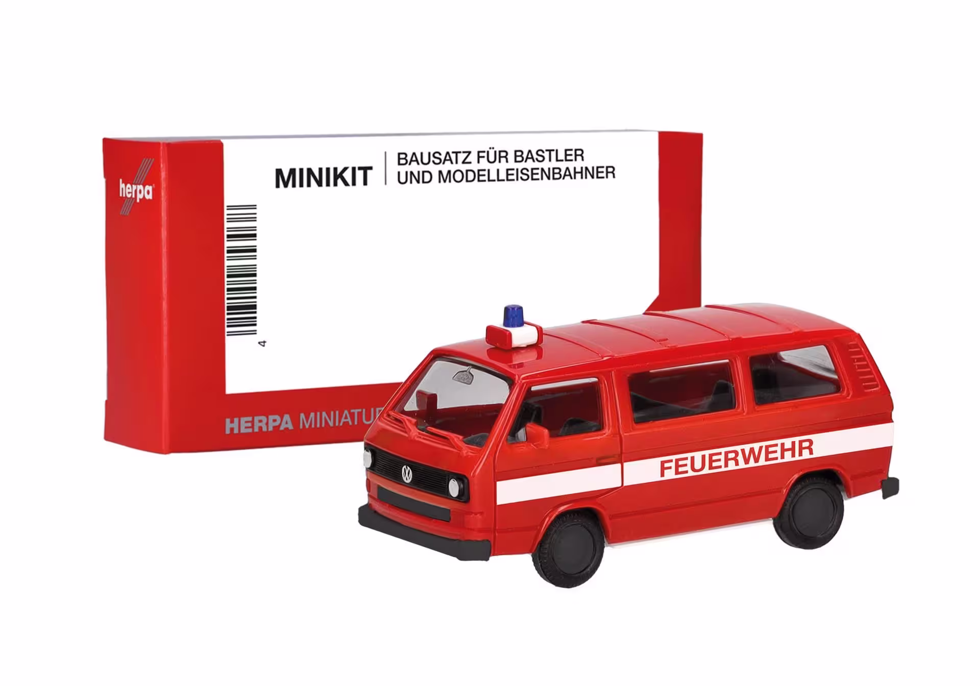 MiniKit VW T3 Bus Feuerwehr Modell von  1:87 eilbote-onlineshop - Agrarfox