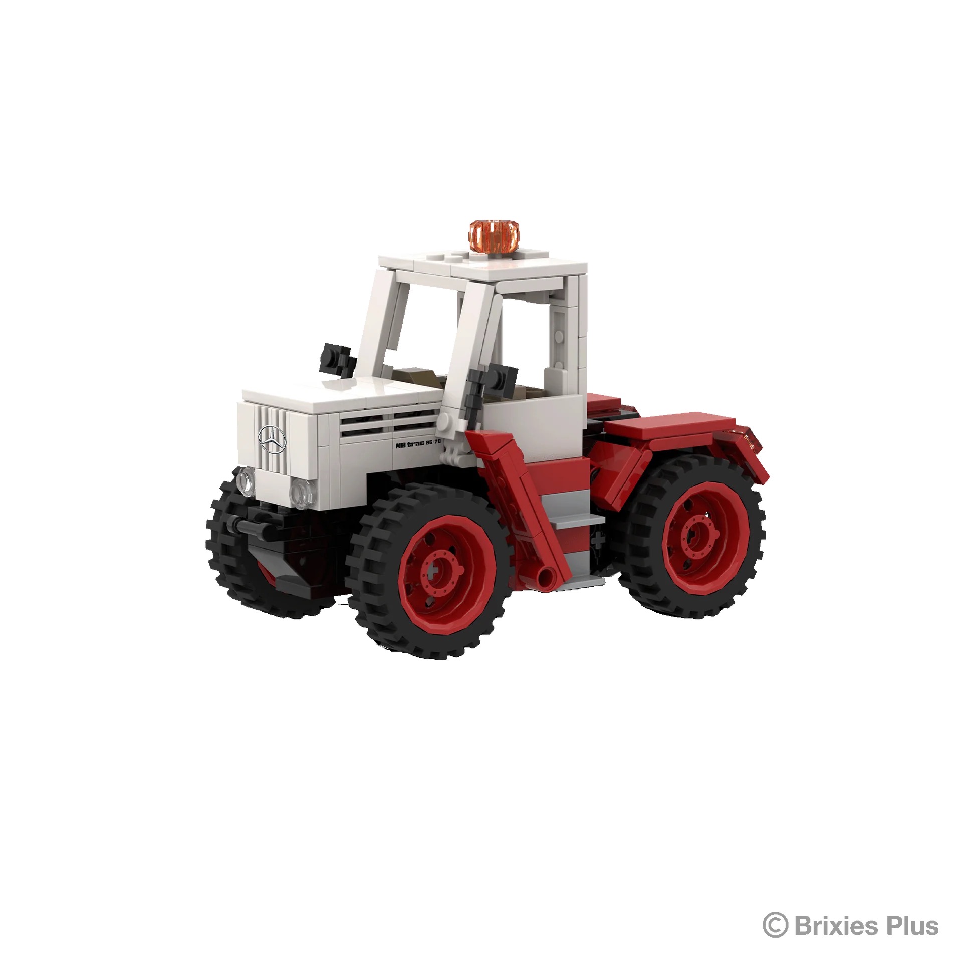 MA76668-1 Artikelname: BRIXIES Plus MB-trac 65/70 Originalhersteller: MB-tracMercedes-Benz von Brixies Plus im Maßstab: 1:30 Hersteller-Nr: 222.835