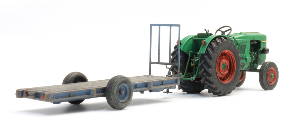Deutz D30 Obstgartentraktor mit Anhänger Modell von Artitec 1:87
