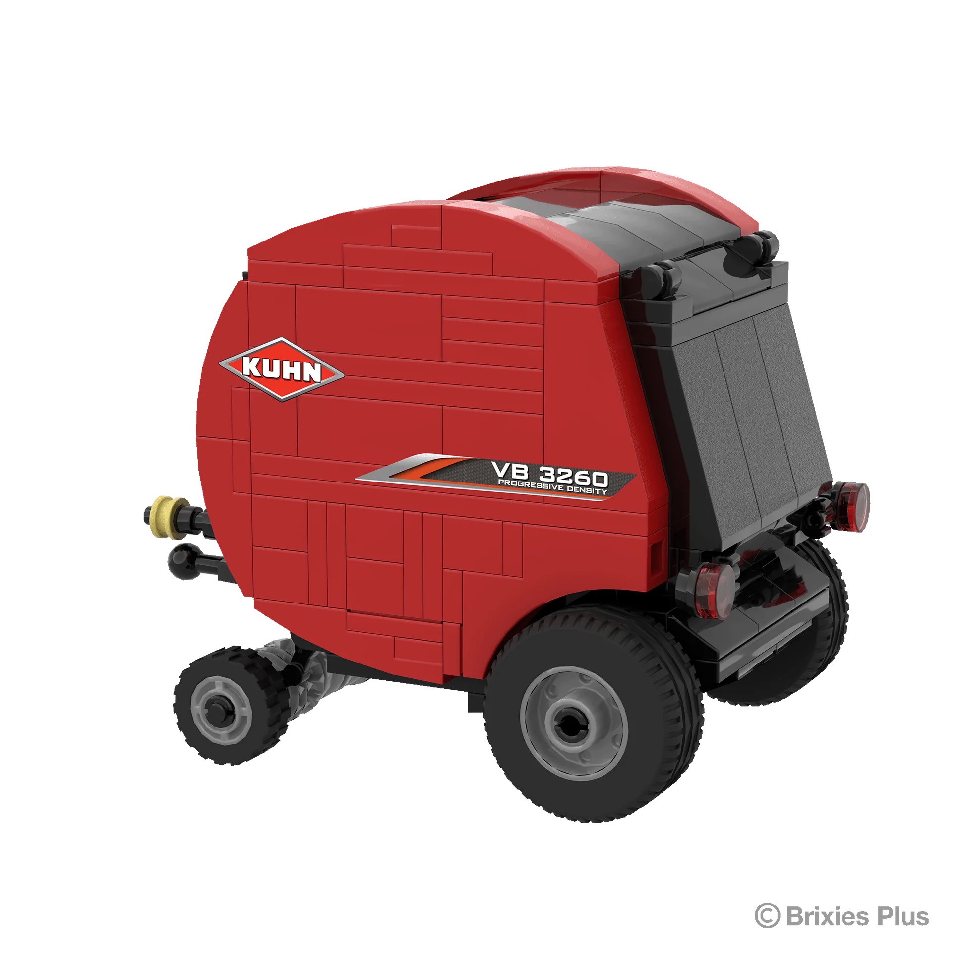 BRIXIES Plus Kuhn Round Baller VB 3260 Modell von Brixies Plus 1:32