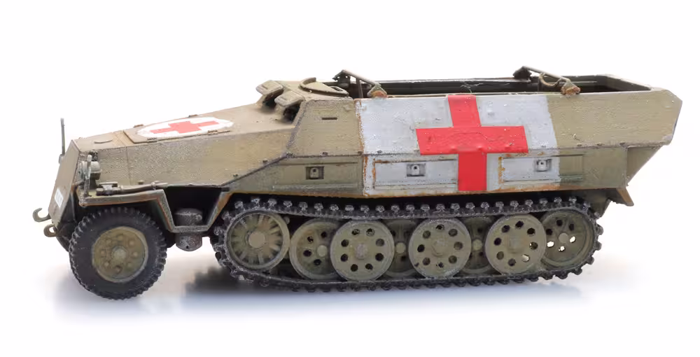 Sdkfz 251/8 Ausf D Sanitätspanzer Modell von Artitec 1:87 eilbote-onlineshop - Agrarfox