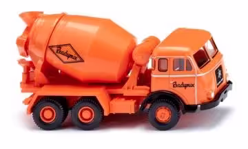 MA76619-1 Artikelname: Betonmischer (Henschel) "Readymix" Originalhersteller:  von Wiking im Maßstab: 1:87 Hersteller-Nr: 068211