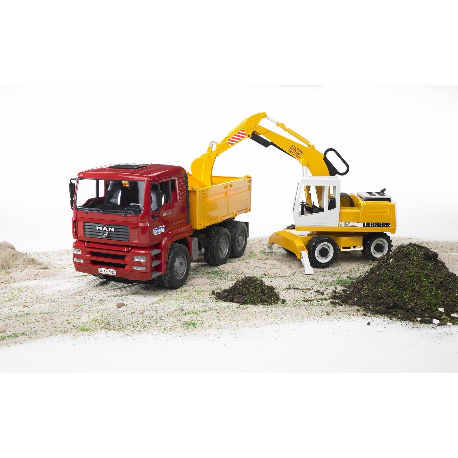 Liebherr Schaufelbagger Modell von Bruder 1:16