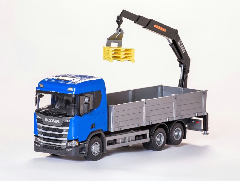 Scania CR 500 NG offene Pritsche mit Kran-1