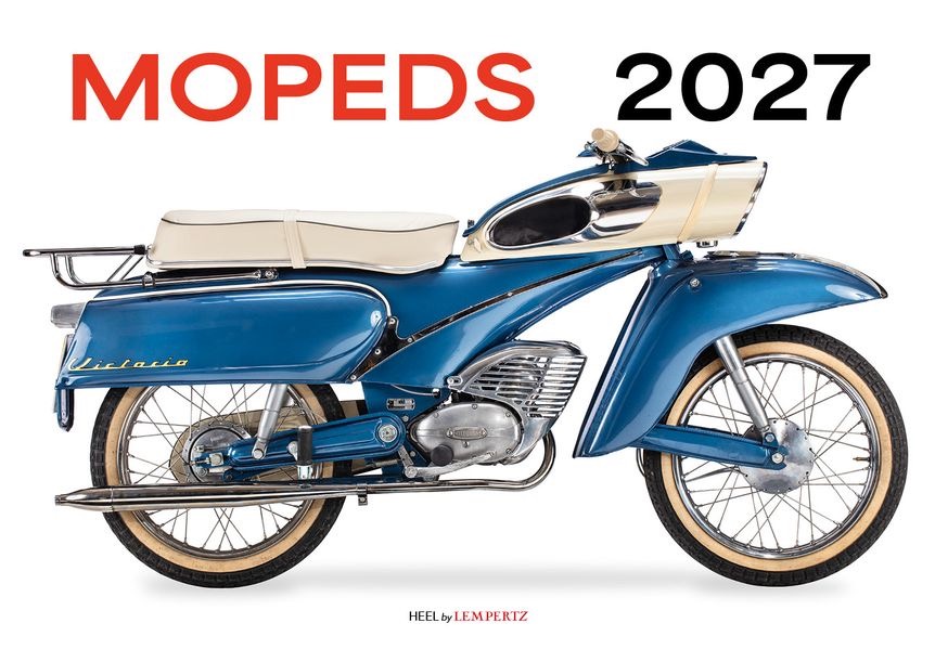 DA77011-1 Artikelname: Mopeds Kalender 2027 Originalhersteller:  Hersteller-Nr: 620571