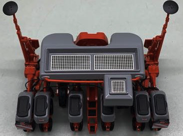 Kuhn Kosma TS 6-reihig mit Tank grau Einzelkornsämaschine Modell von Replicagri 1:32
