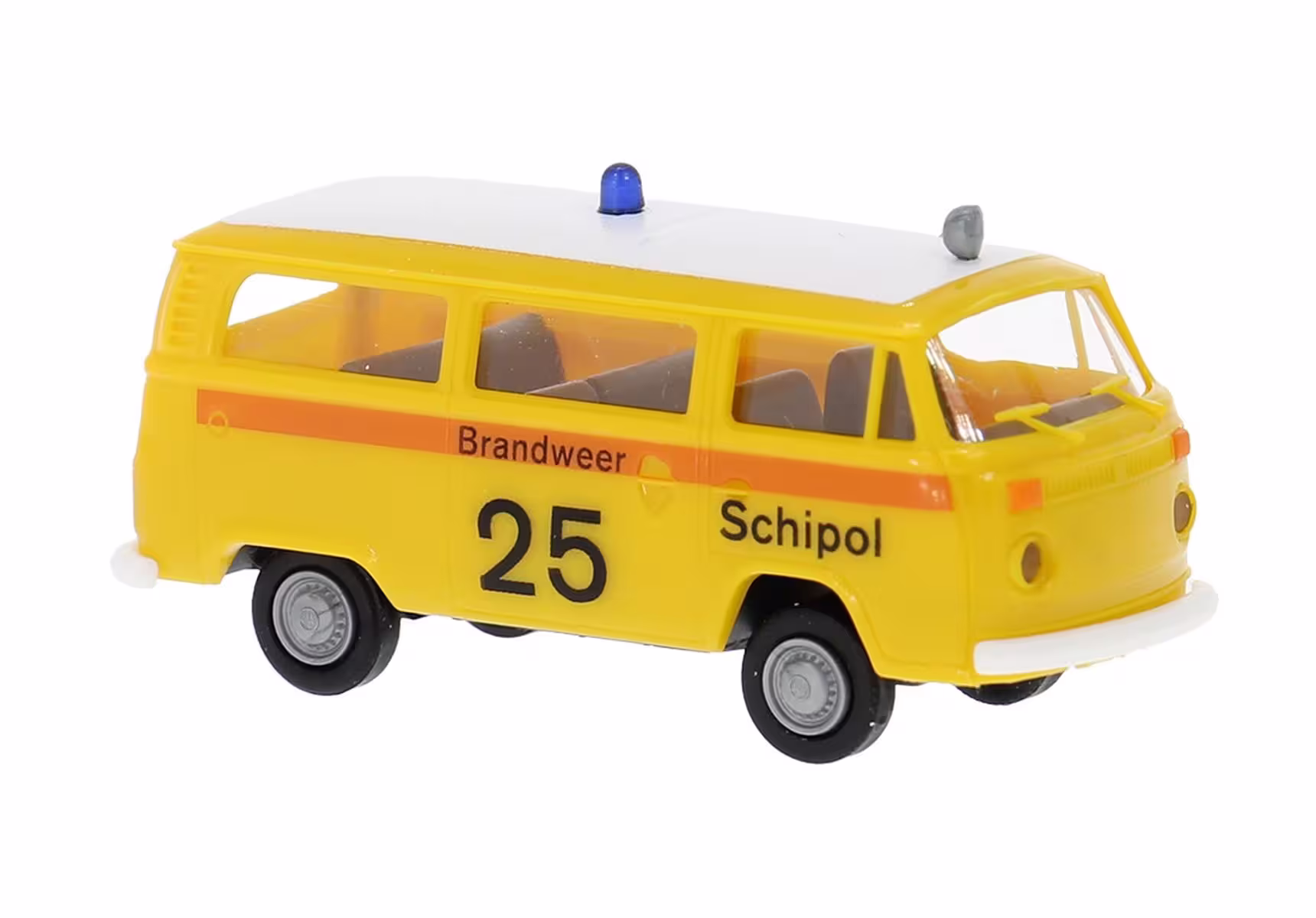 VW T2 Kombi Brandweer Schipool (NL) gelb  Modell von Brekina 1:87 eilbote-onlineshop - Agrarfox