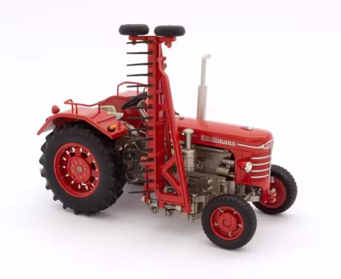 Hürlimann D-800 mit Motoregge Lim. Edt. 250 Modell von PowerTrac Models 1:32 eilbote-onlineshop - Agrarfox