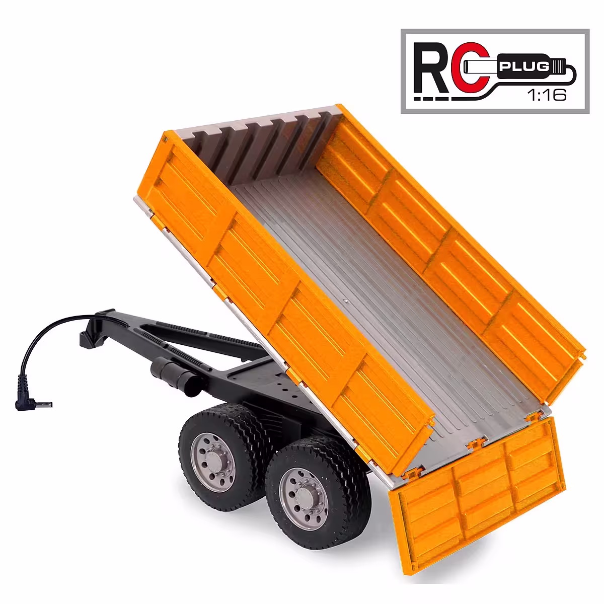 KA76197-1 Artikelname: Kipper orange für RC-Traktor 1:16 Originalhersteller:  von Jamara im Maßstab: 1:16 Hersteller-Nr: 423280