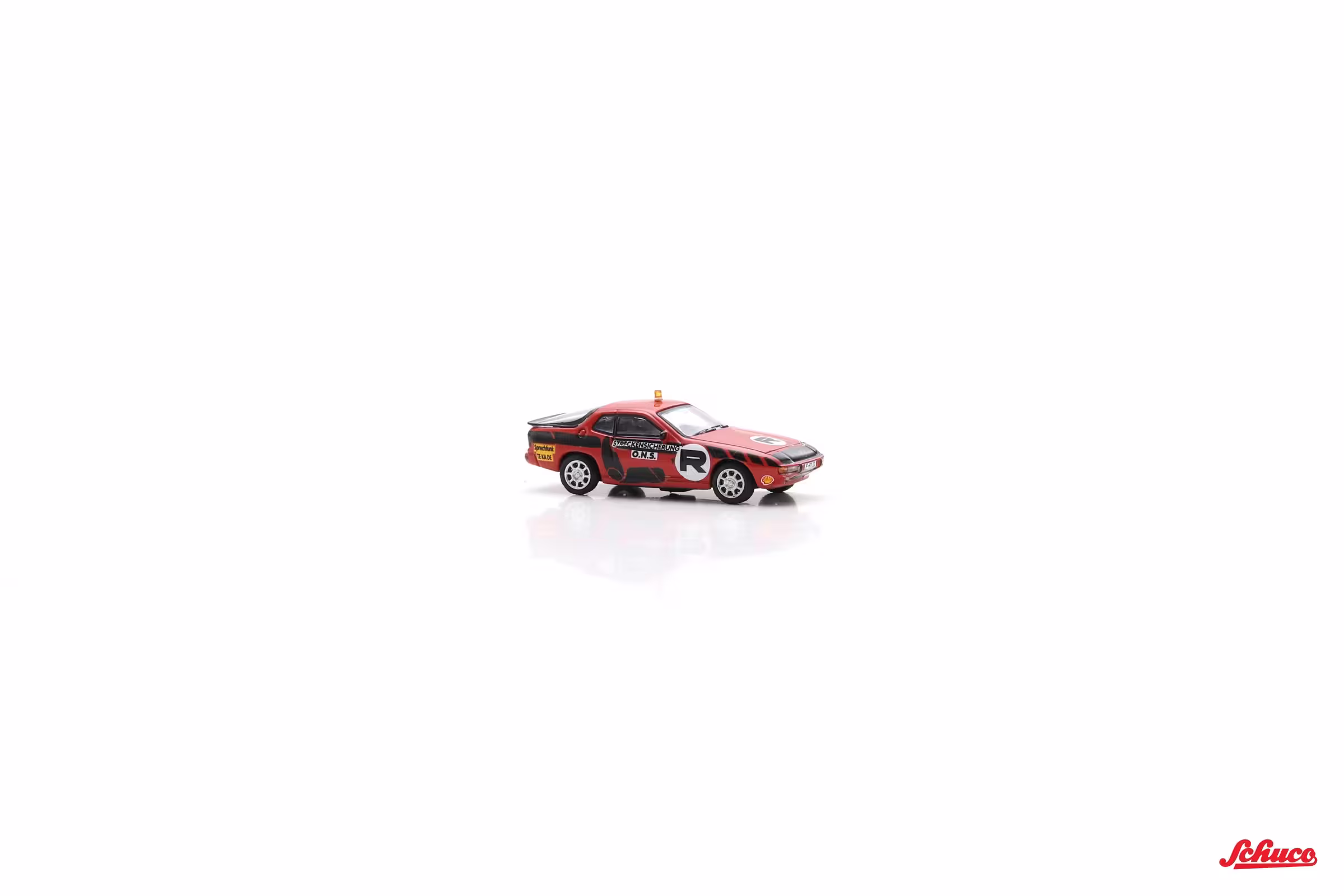 MA67799-1 Artikelname: Porsche 924 ONS Streckensicherung Originalhersteller: Porsche Modelltyp: 924 von Schuco im Maßstab: 1:87 Hersteller-Nr: 452676600