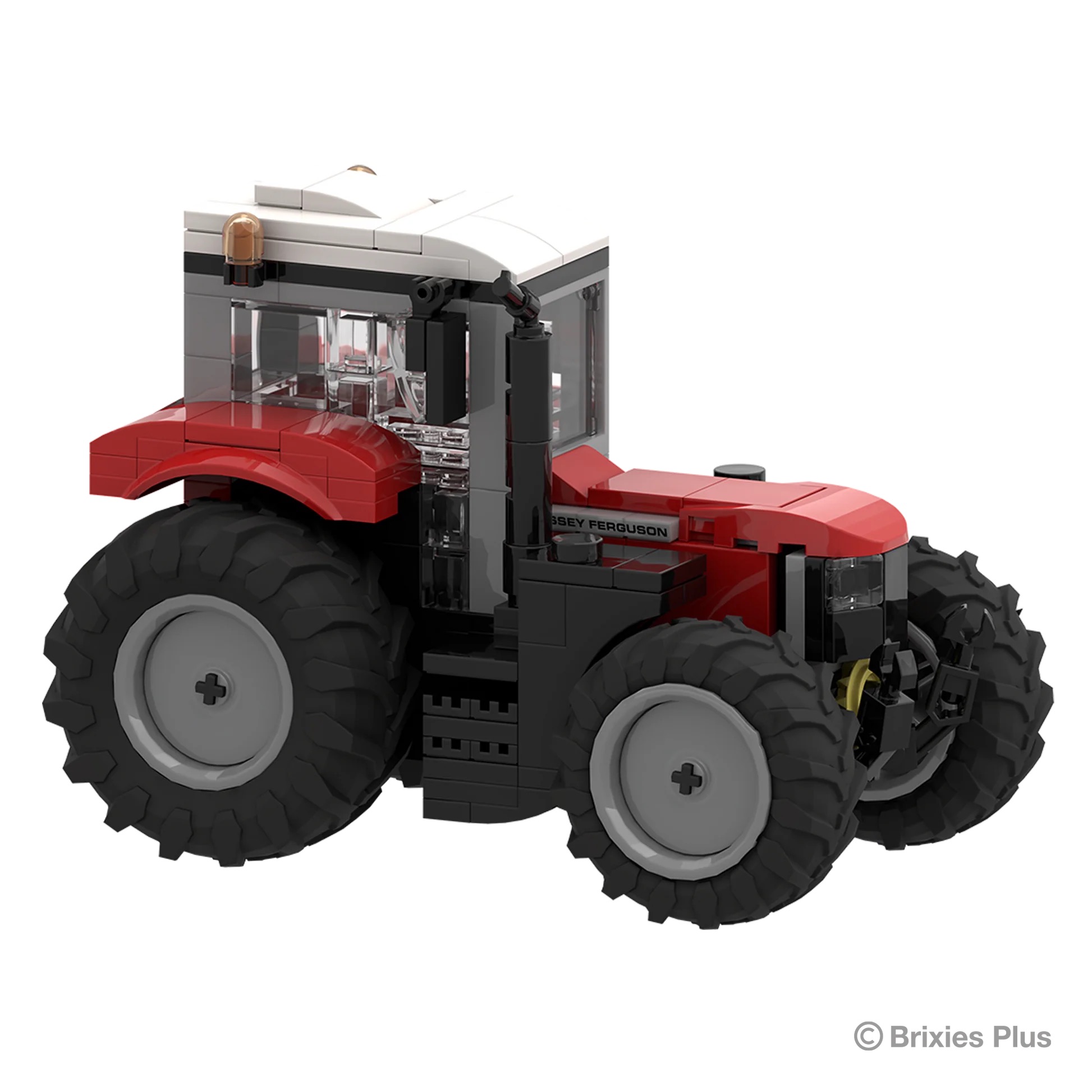 Massey Ferguson 6S BRIXIES Plus Klemmbausteine Modell von Brixies Plus 1:32