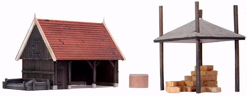 Schuppen und Accessoires Bausatz Modell von  1:87 eilbote-onlineshop - Agrarfox
