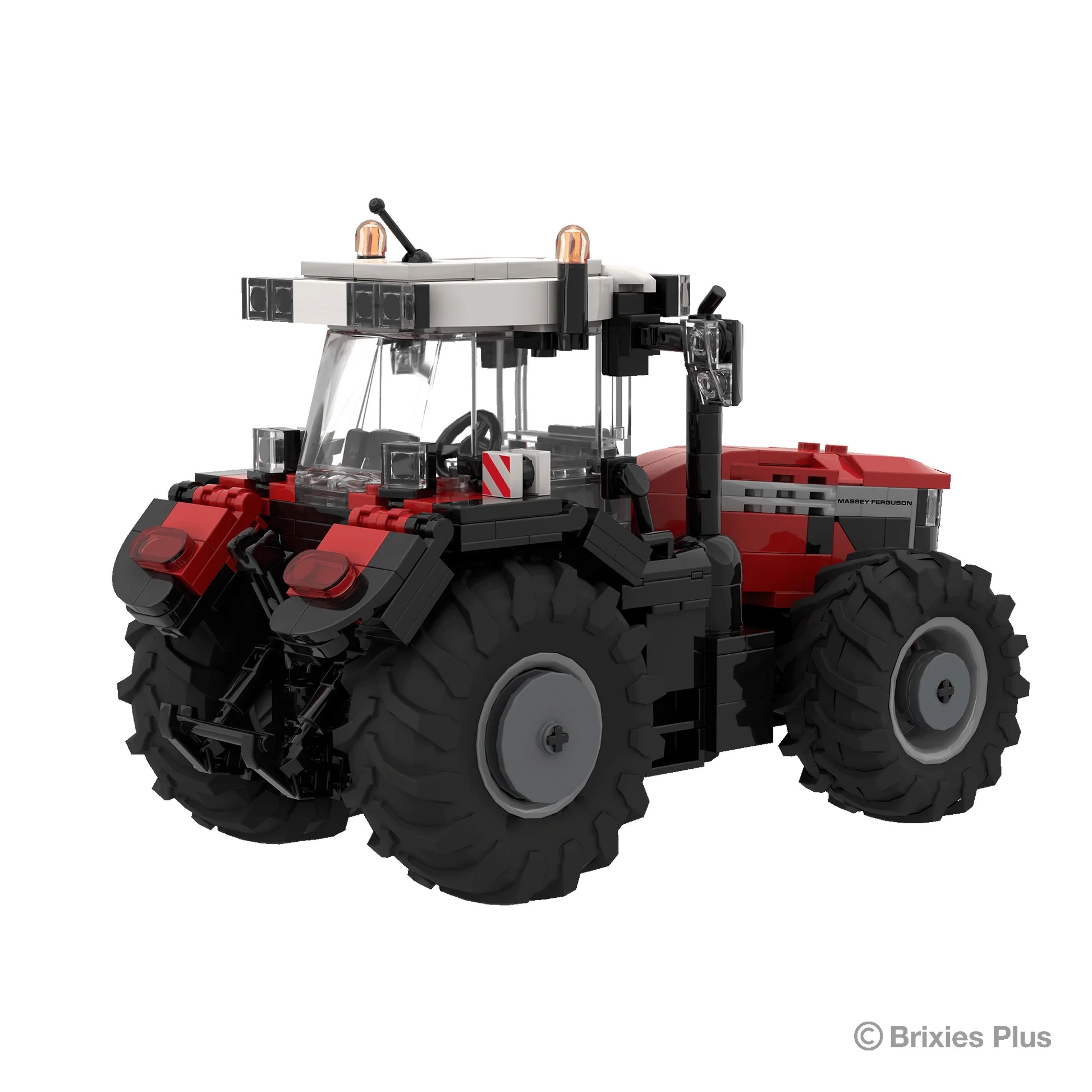Massey Ferguson 9S BRIXIES Plus Klemmbausteine Modell von Brixies Plus 1:32