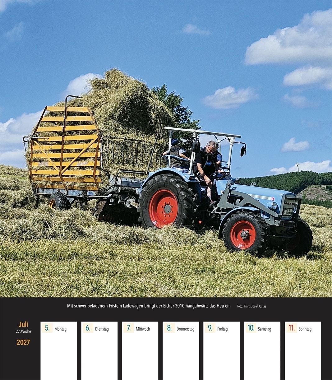 Eicher Traktoren Wochenkalender 2027