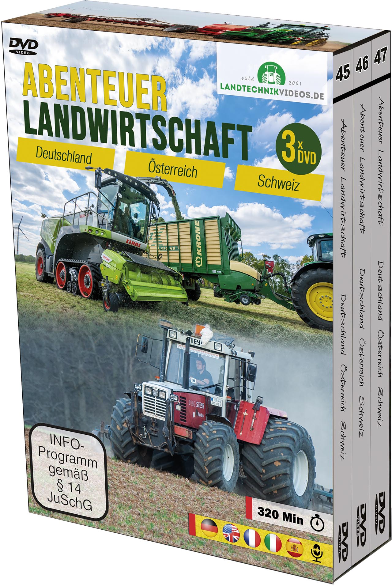 Abenteuer Landwirtschaft 3-fach DVD-Box Deutschland  Österreich Schweiz 
