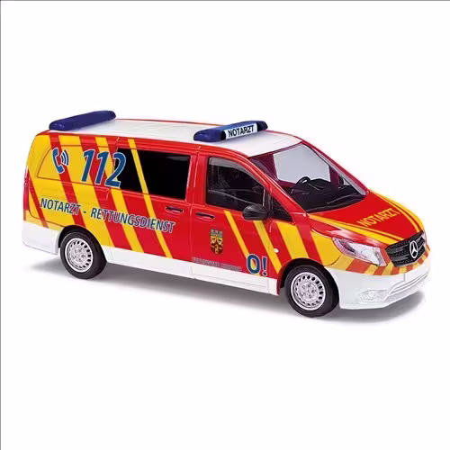 Mercedes Benz Vito Notarzt-Rettungsdienst FW Herford Modell von Busch 1:87 eilbote-onlineshop - Agrarfox