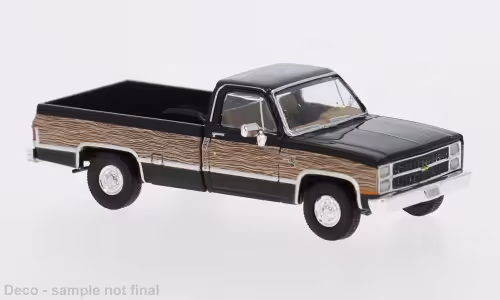 Chevrolet C 10 schwarz 1982 Woody Modell von Brekina 1:87 eilbote-onlineshop - Agrarfox