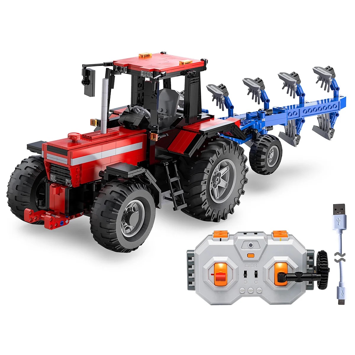 CaDA Traktor mit Pflug 1:17 RC 2,4GHz