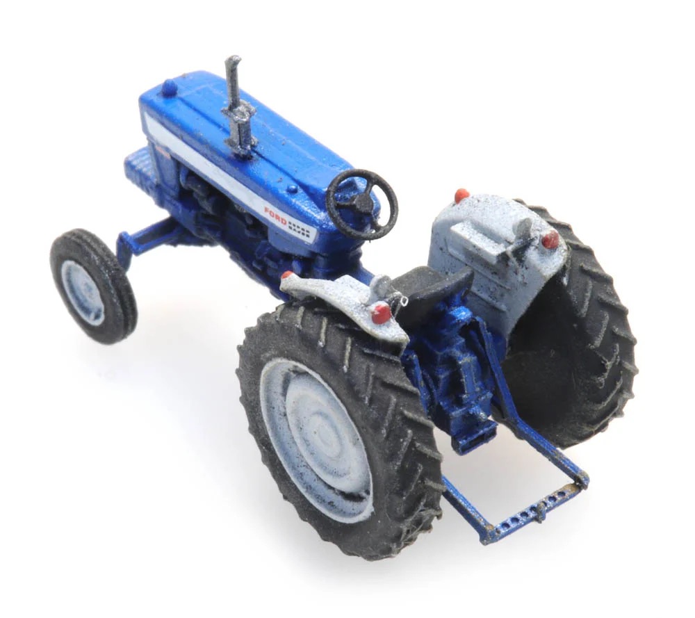 Ford 5000 Traktor blau Modell von Artitec 1:160
