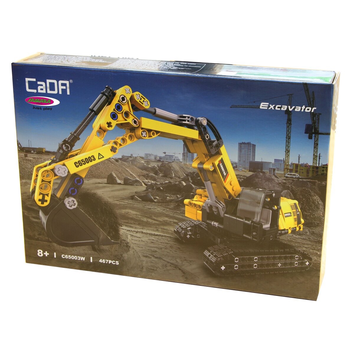 Bagger von CaDa Bricks Klemmbausteine