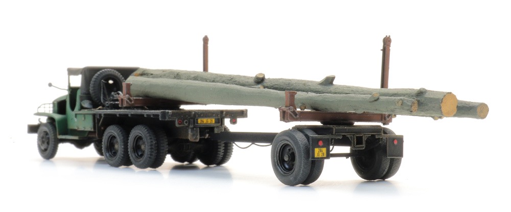 GMC CCKW-353 Holztransporter  Modell von  1:87
