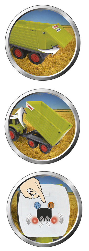 Claas Kids Axion 870 Traktor mit Claas Cargos 9600 Anhänger