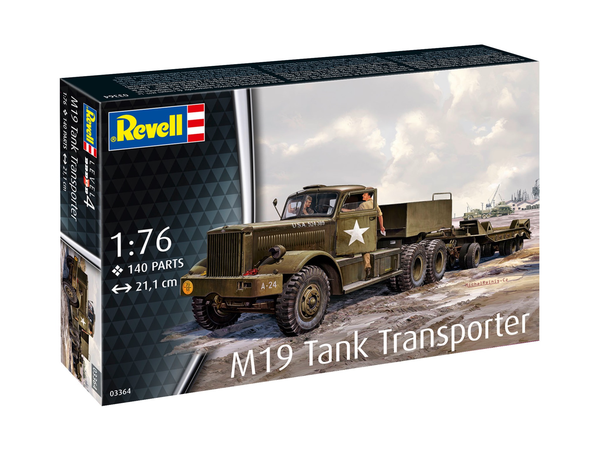 M19 Panzer-Transporter (Bausatz) Modell von Revell 1:72