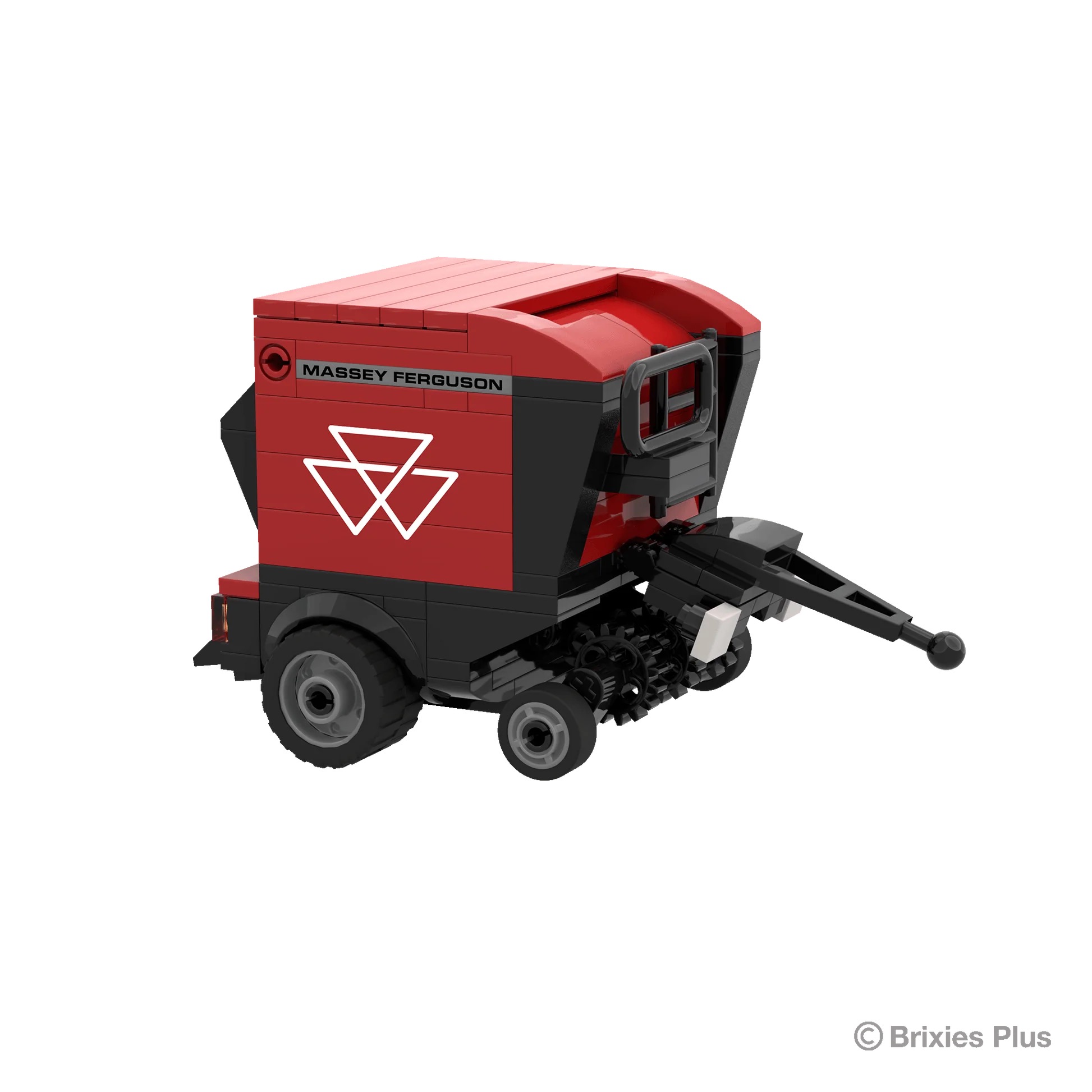 Massey Ferguson RB F Rundballenpresse BRIXIES Plus Klemmbausteine Modell von Brixies Plus 1:32