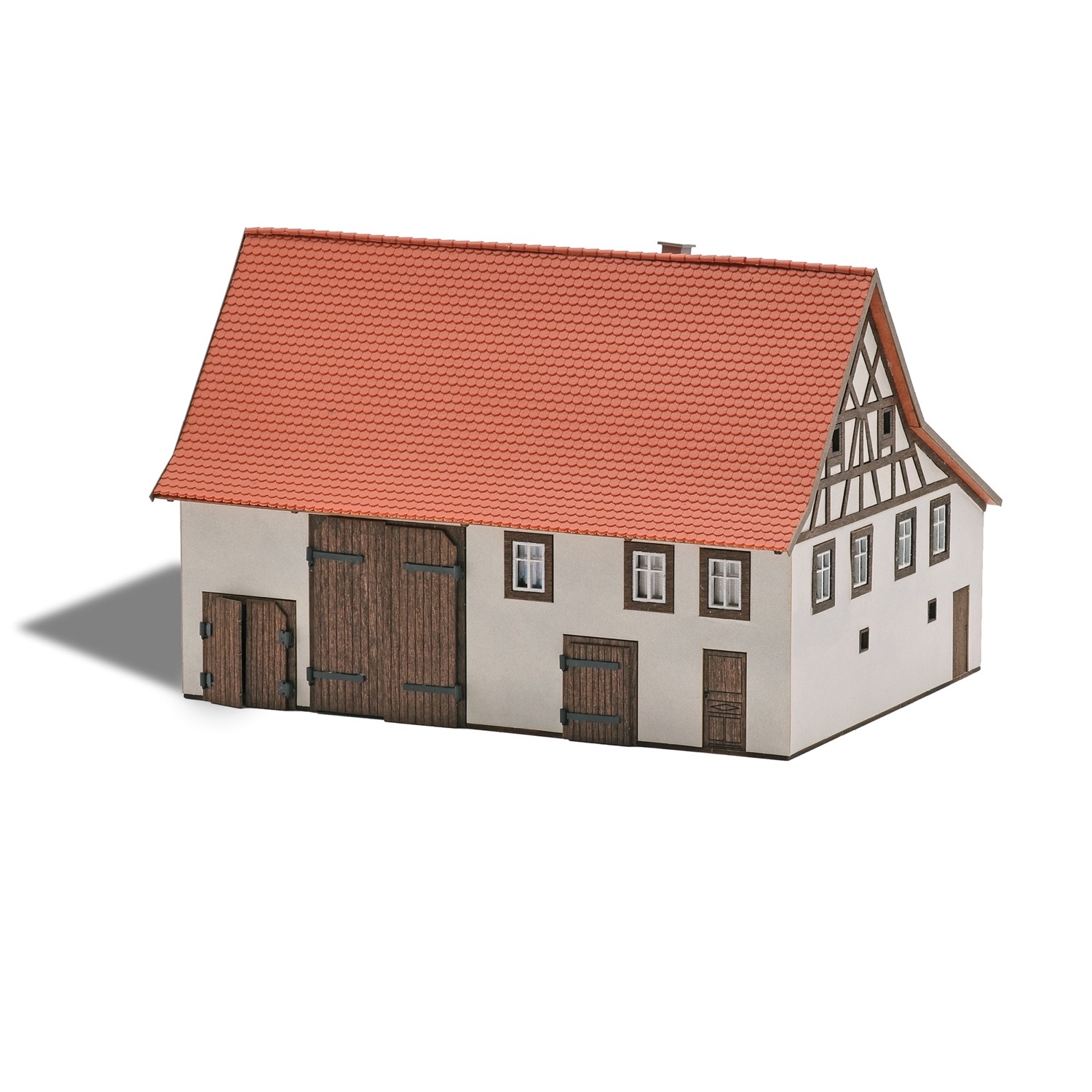 Kleinbauernhaus Modell von Busch 1:87